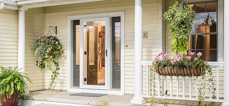 screen door installation in French Valley